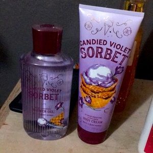 Body wash and moisturizing body cream!